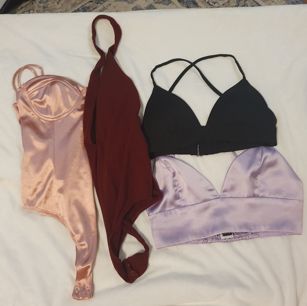 XS and Small women Bralettes and body suits
